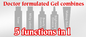 Doctor formulated Gel combines. 5 functions in 1